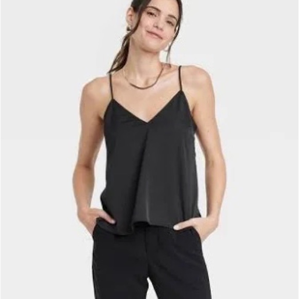 a new day White Silk Cami